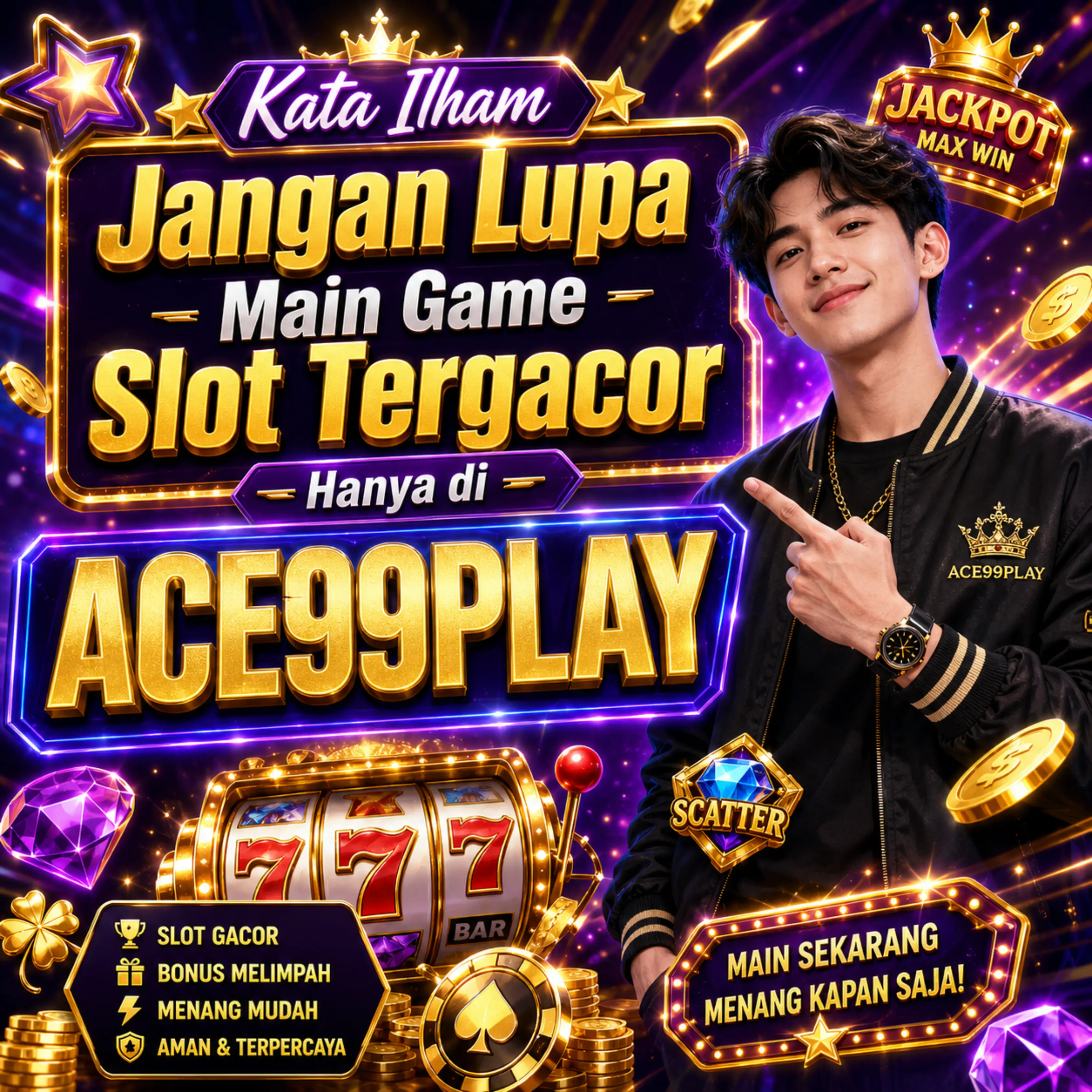 Kata Ilham Jangan Lupa Main Game Slot Tergacor Hanya di ACE99PLAY